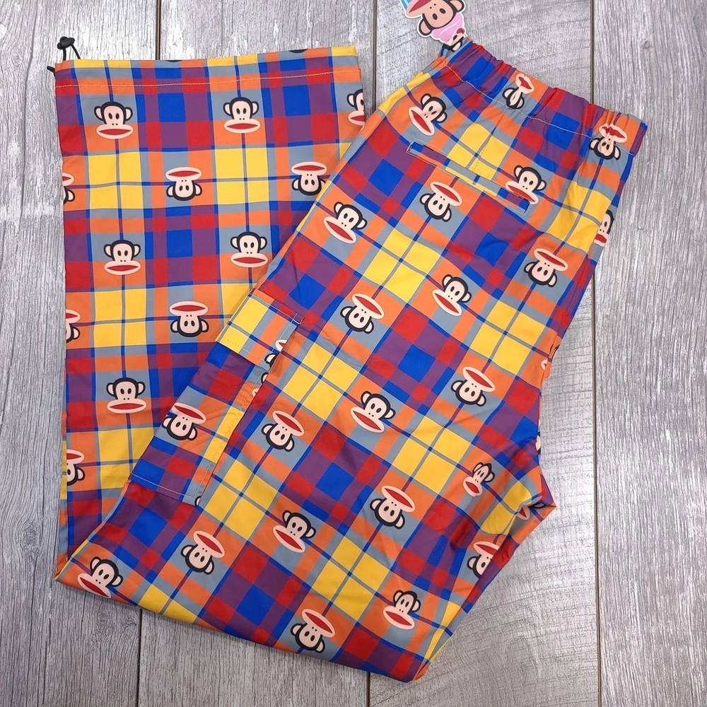 Paul Frank Plaid Pants - Blue and Yellow